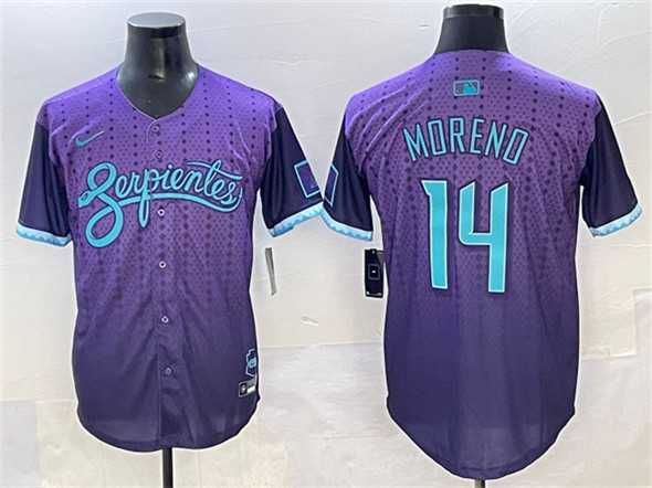 Men's Arizona Diamondbacks #14 Gabriel Moreno Purple 2025 City Connect Limited Stitched Jersey,We sell and wholesale Men's Arizona Diamondbacks #14 Gabriel Moreno Purple 2025 City Connect Limited Stitched Jersey on line form chian!